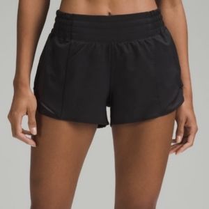 Lululemon Hotty Hot Shorts Black Size 0 4"